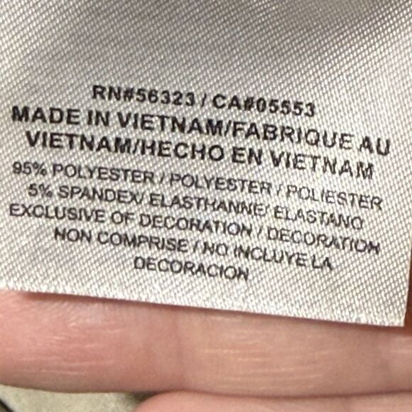 Nike Dri Fit Flat Front Chino Golf Pants Polyester Tan Khaki Men’s Size 34 - Picture 14 of 15